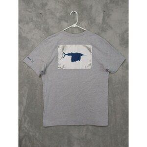 Huk Shirt Mens XL Gray Logo Graphic Print Short Sleeve Crew Neck